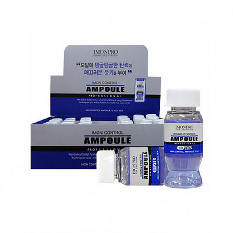 Imonpro Losing Control Ampoule Professional, Ампулы против выпадения волос (синие), 15 мл