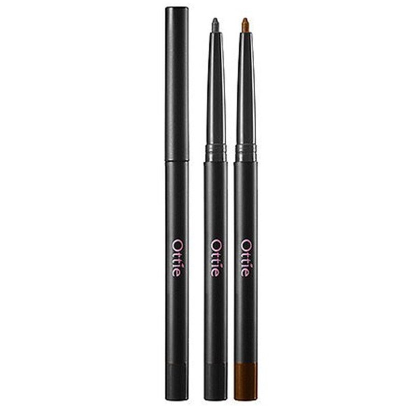 Ottie Waterproof Eye Liner Pencil #01 [Black], Гелевый карандаш для глаз черный