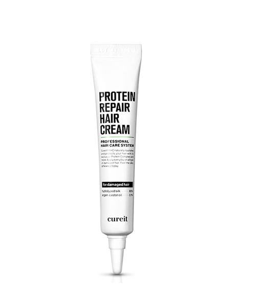 Cureit Protein Repair Hair Cream, Восстанавливающая маска для волос, 20 мл