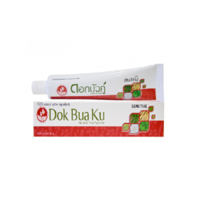 Twin Lotus Dok Bua Ku Toothpaste, Лечебная паста для чувствительной эмали, 90 гр