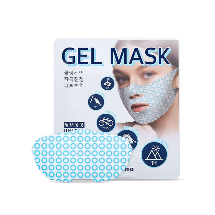 Wellderma Sport cooling gel mask, Маска для подтяжки подбородка, 1 шт