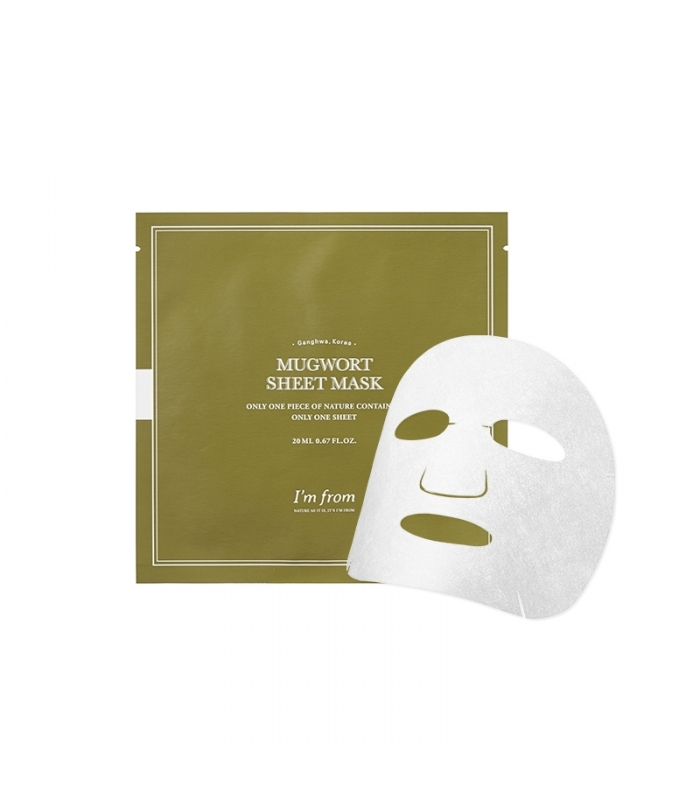 I'm From Mugwort Sheet Mask, Тканевая маска с полынью для проблемной кожи, 1 шт