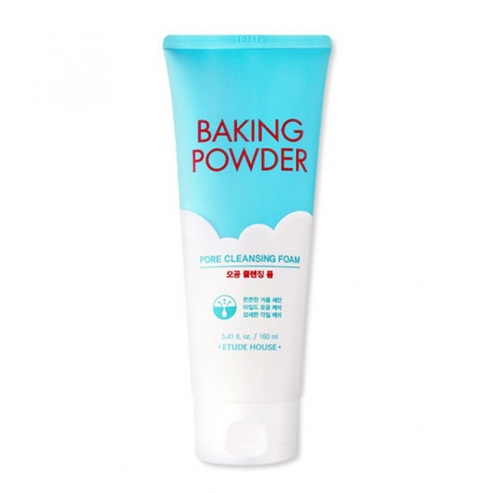 Etude House Baking Powder Pore Cleansing Foam, Пенка для умывания с содой мультиклинзер,160мл