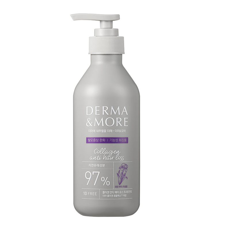 Derma & More Collagen Anti Hair Loss Treatment, Маска против выпадения волос, 400 мл