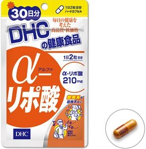 DHC Альфа-липоевая кислота 210 мг, 60 капсул