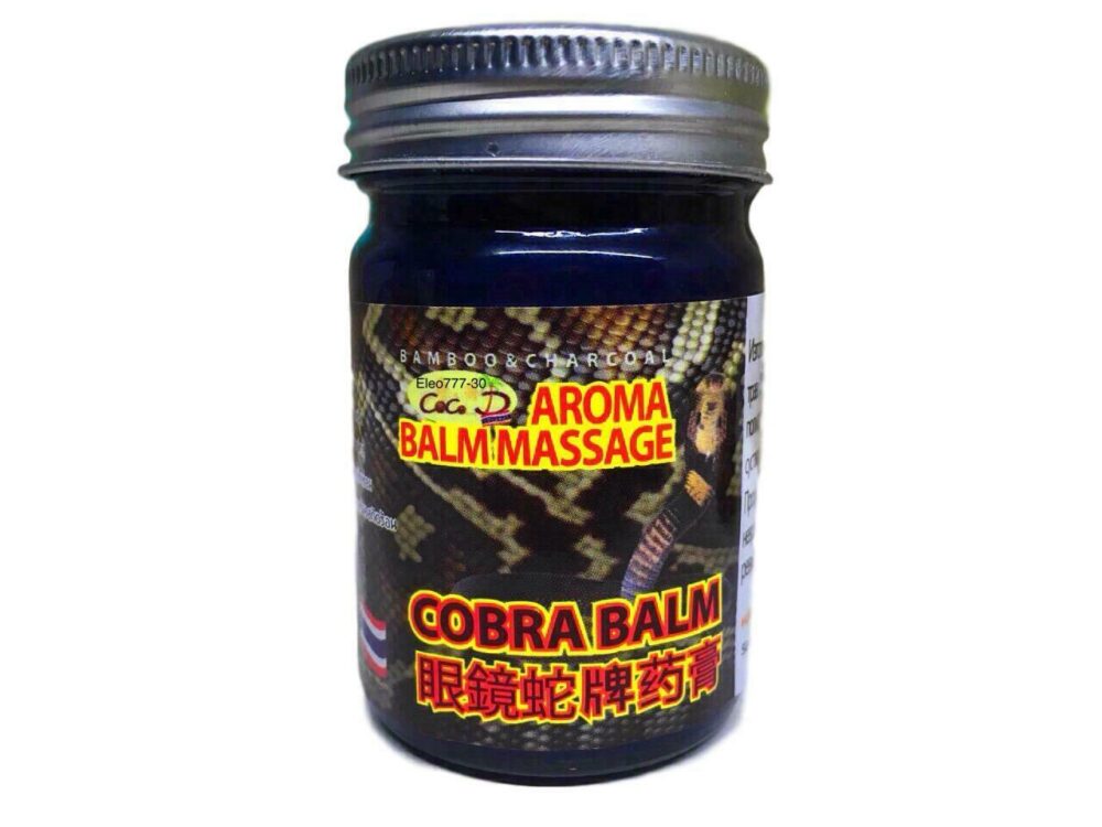 Cobra Balm Aroma massage, Бальзам с жиром кобры, 100гр