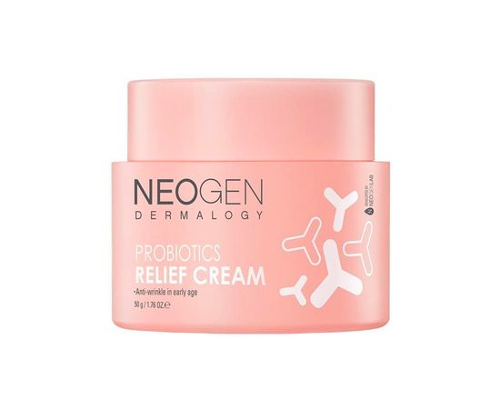 Neogen Dermalogy Probiotics Relief Cream, Успокаивающий крем с пробиотиками, 50 мл