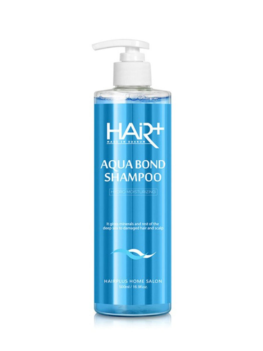 Hair Plus Aqua Bond Shampoo, Увлажняющий шампунь с морской водой, 500 мл