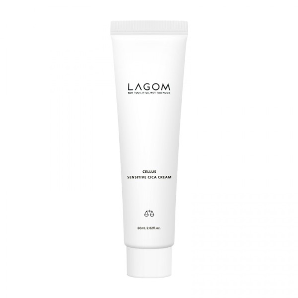 Lagom Cellus Sensitive Cica Cream, Крем для чувствительной кожи, 60 мл