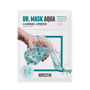 Rovectin Skin Essentials Dr. Mask Aqua, Интенсивно увлажняющая маска для лица, 1 шт