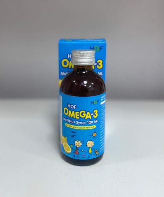 Hof Omega-3 Multiplus Syrup Dietary Supplement Product, Мультивитаминный сироп для детей , 120 мл