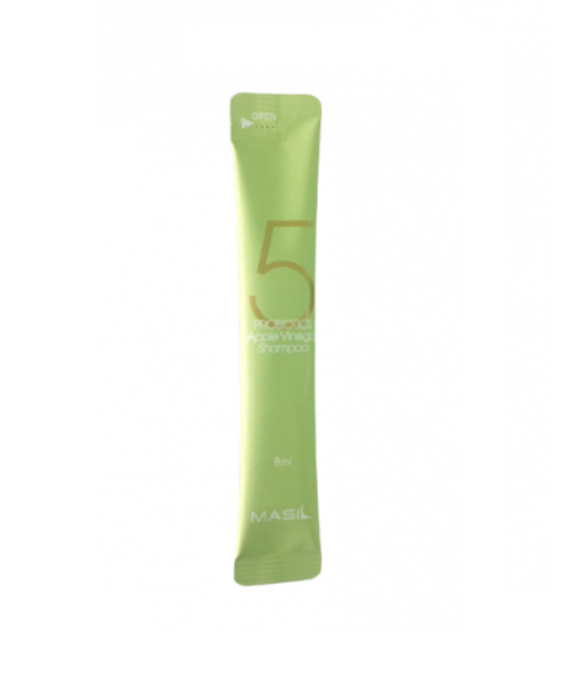 Masil Probiotics Apple Vinergar Shampoo, Шампунь для блеска волос с яблочным уксусом, мини-формат