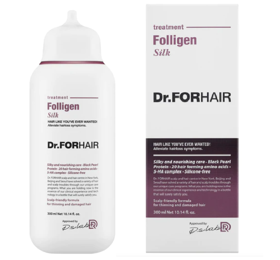 Dr. Forhair Folligen Silk Treatment, Маска-кондиционер для повреждённых волос, 300 мл