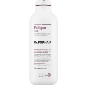 Dr. Forhair Folligen Silk Shampoo, Шёлковый шампунь для повреждённых волос, 500 мл