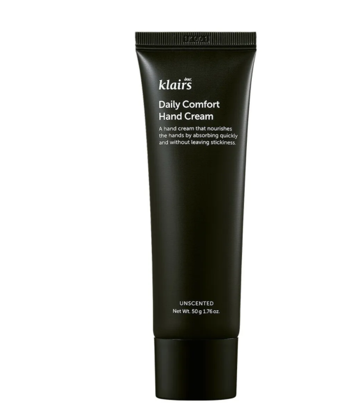 Klairs Daily Comfort Hand Cream, Увлажняющий крем для рук без запаха, 50 гр