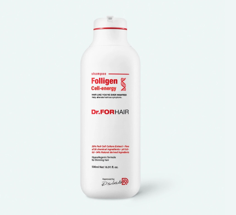 Dr. ForHair Folligen Cell-energy shampoo, Энергетический шампунь против выпадения волос, 500 мл