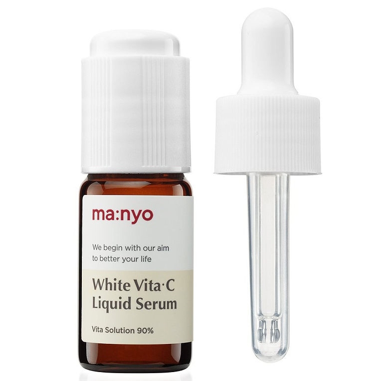 Manyo White Vita-C Liquid Serum, Осветляющая сыворотка с витамином С 10%, 10 мл
