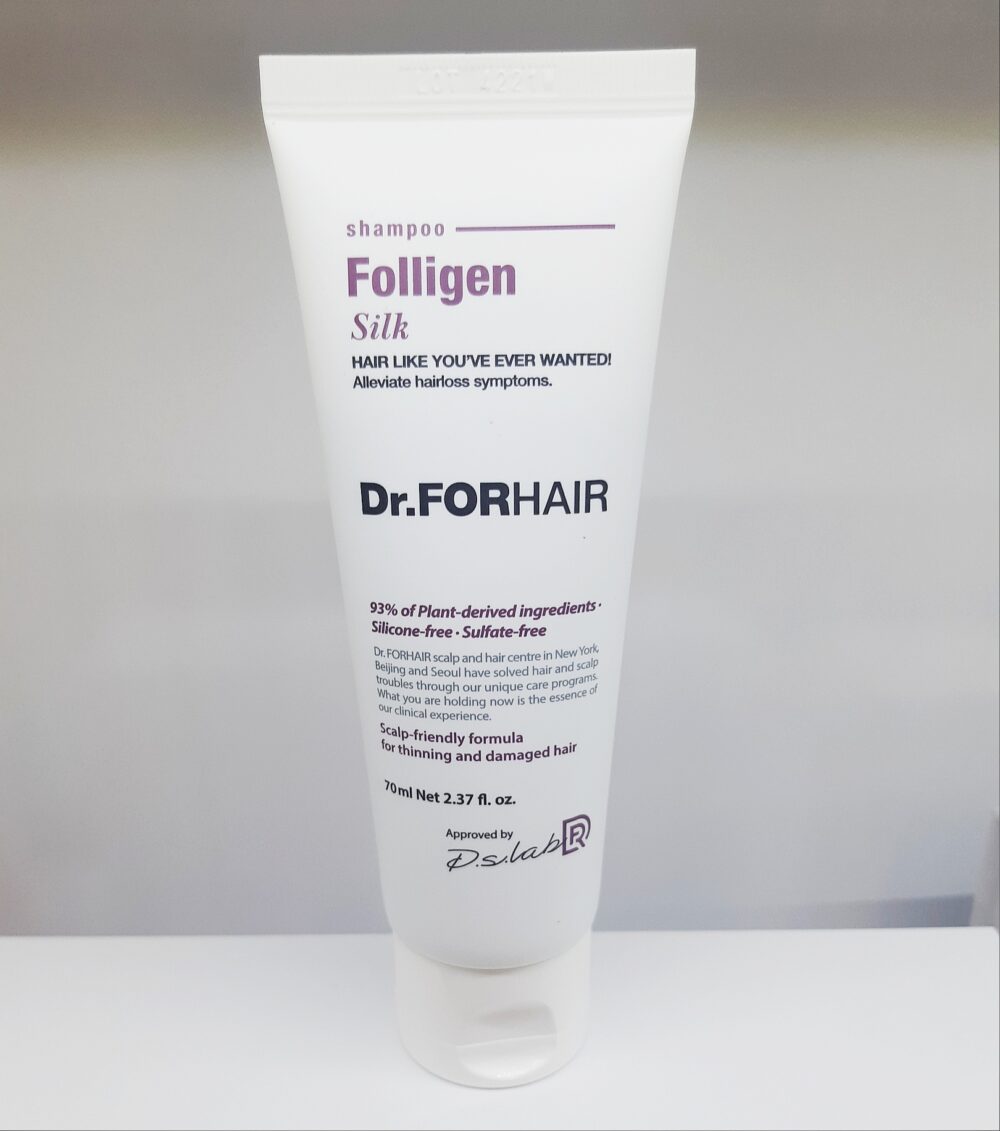 Dr. Forhair Folligen Silk Shampoo, Шёлковый шампунь для повреждённых волос, 70 мл