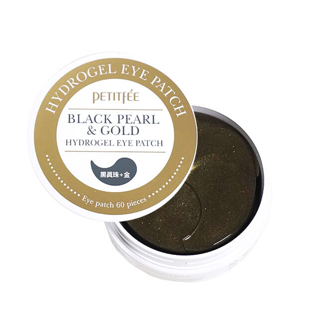 Petitfee Black Pearl & Gold Hydrogel Eye Patch, Патчи для век с черным жемчугом, 60 мл