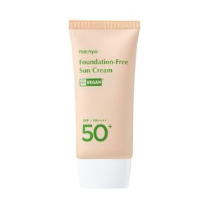 Manyo Foundation-Free Sun Cream, Тонирующий солнцезащитный крем, 50 мл