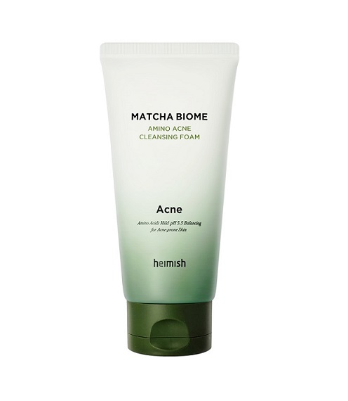 Heimish Matcha Biome Amino Acne Cleansing Foam, Пенка для ухода за проблемной кожей, 150 мл