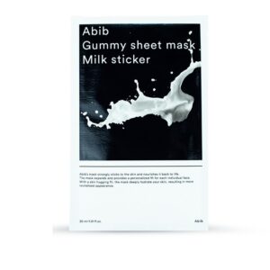 Abib Gummy Sheet Mask Milk Sticker, Тканевая маска с молочными протеинами, 1 шт