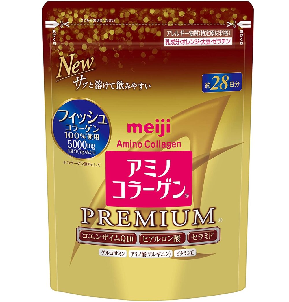 Meiji Amino Collagen Premium, Коллагеновый комплекс для красоты кожи на 28 дней