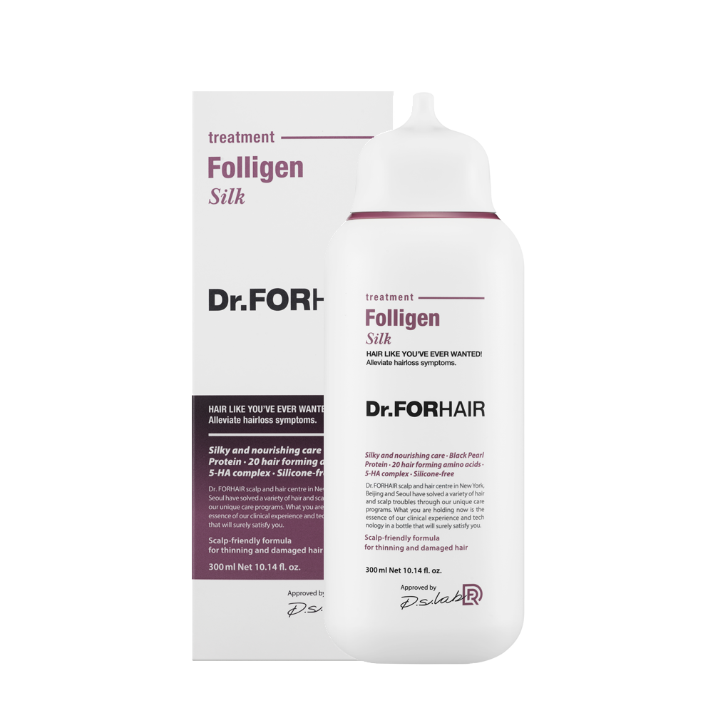 Dr.Forhair Folligen Silk Treatment, Маска-кондиционер для повреждённых волос, 300 мл