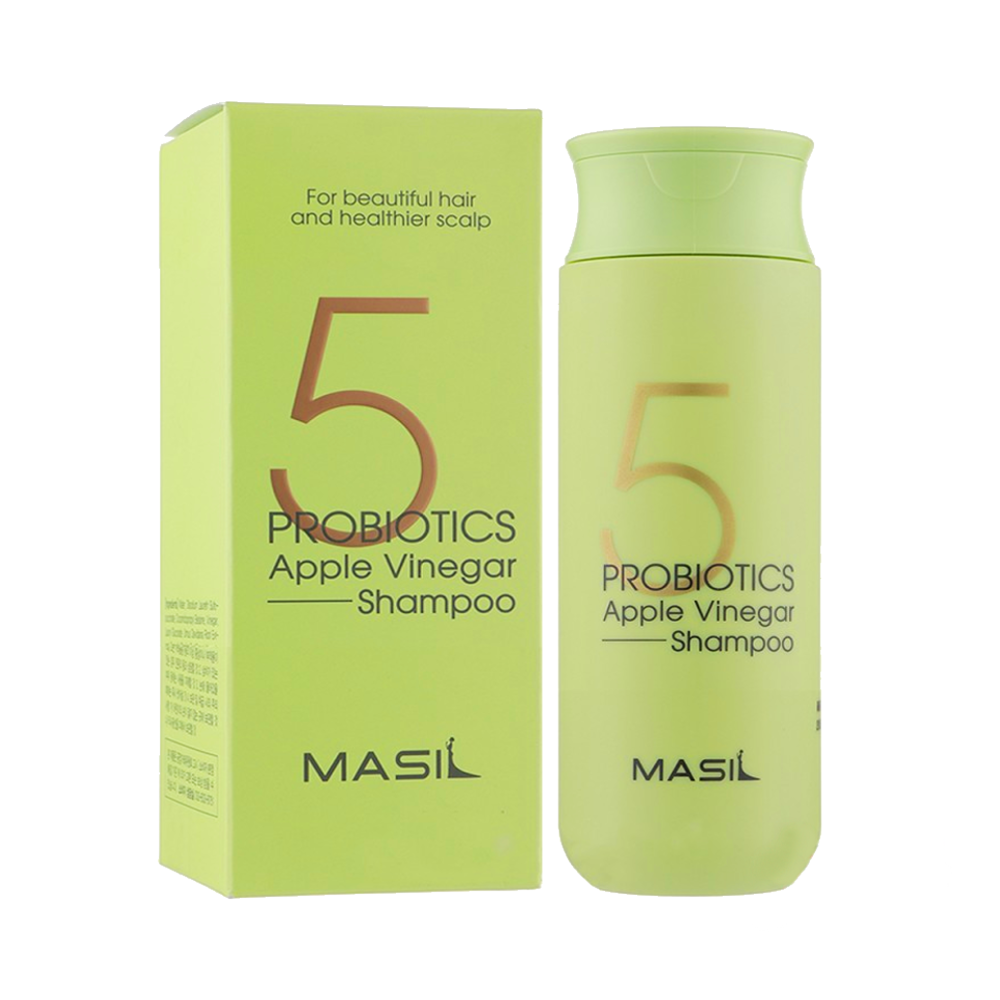 Masil Probiotics Apple Vinergar Shampoo, Шампунь для блеска волос с яблочным уксусом, 150 мл