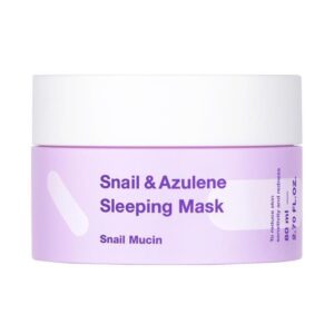 TIAM Snail & Azulene Sleeping Mask, Ночная маска с муцином улитки и азуленом, 80 мл