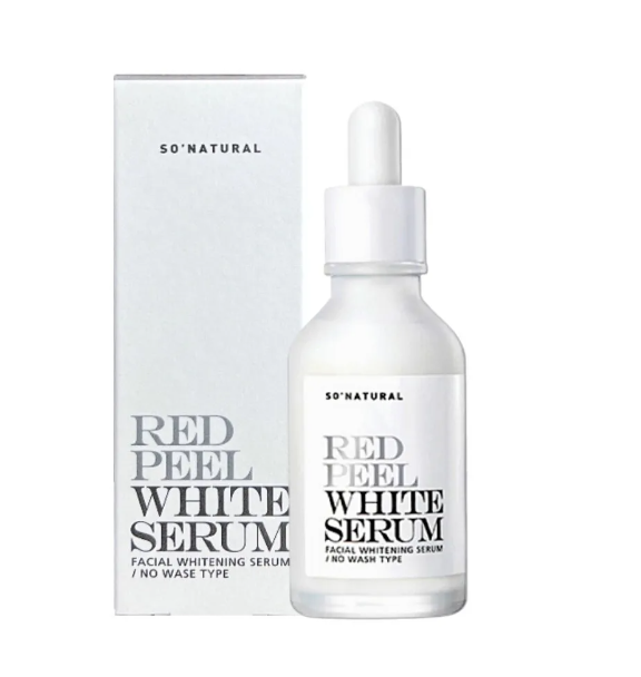 So Natural Red Peel White Serum, Осветляющая пилинг-сыворотка, 35 мл