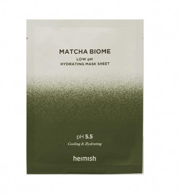 Heimish Matcha Biome low pH Hydrating Mask Sheet, Увлажняющая маска с матчей и пробиотиками, 1 шт