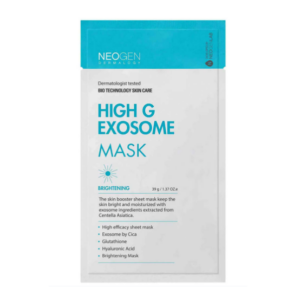 Neogen Dermalogy High G Exosome Mask, Маска для сияния кожи с экзосомами центеллы, 1 шт