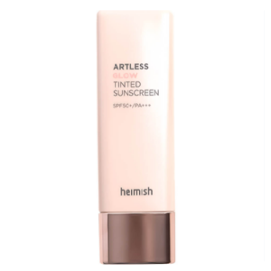 Heimish Artless Glow Tinted Sunscreen SPF50+ PA+++, Тонирующий санскрин с сияющим финишем, 40 мл